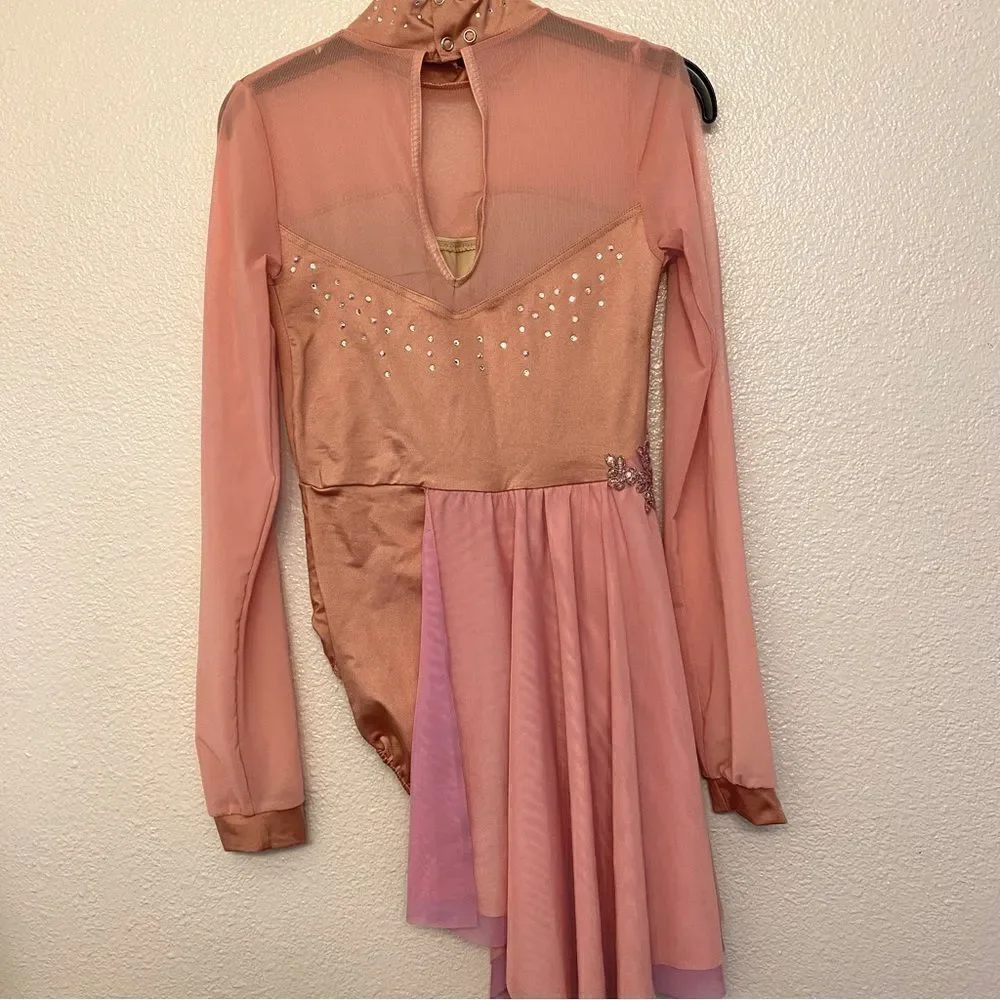 WEISSMAN solo Elite Dance Costume pink I'M WITH YOU 14106 lyrical romantic SA